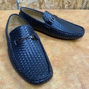 Adolfo shoes 753-1 Black Size 9.5 42 Slip On Driving New no box